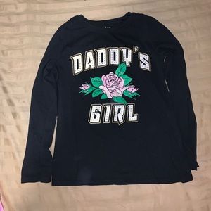 Little girl shirt 🖤